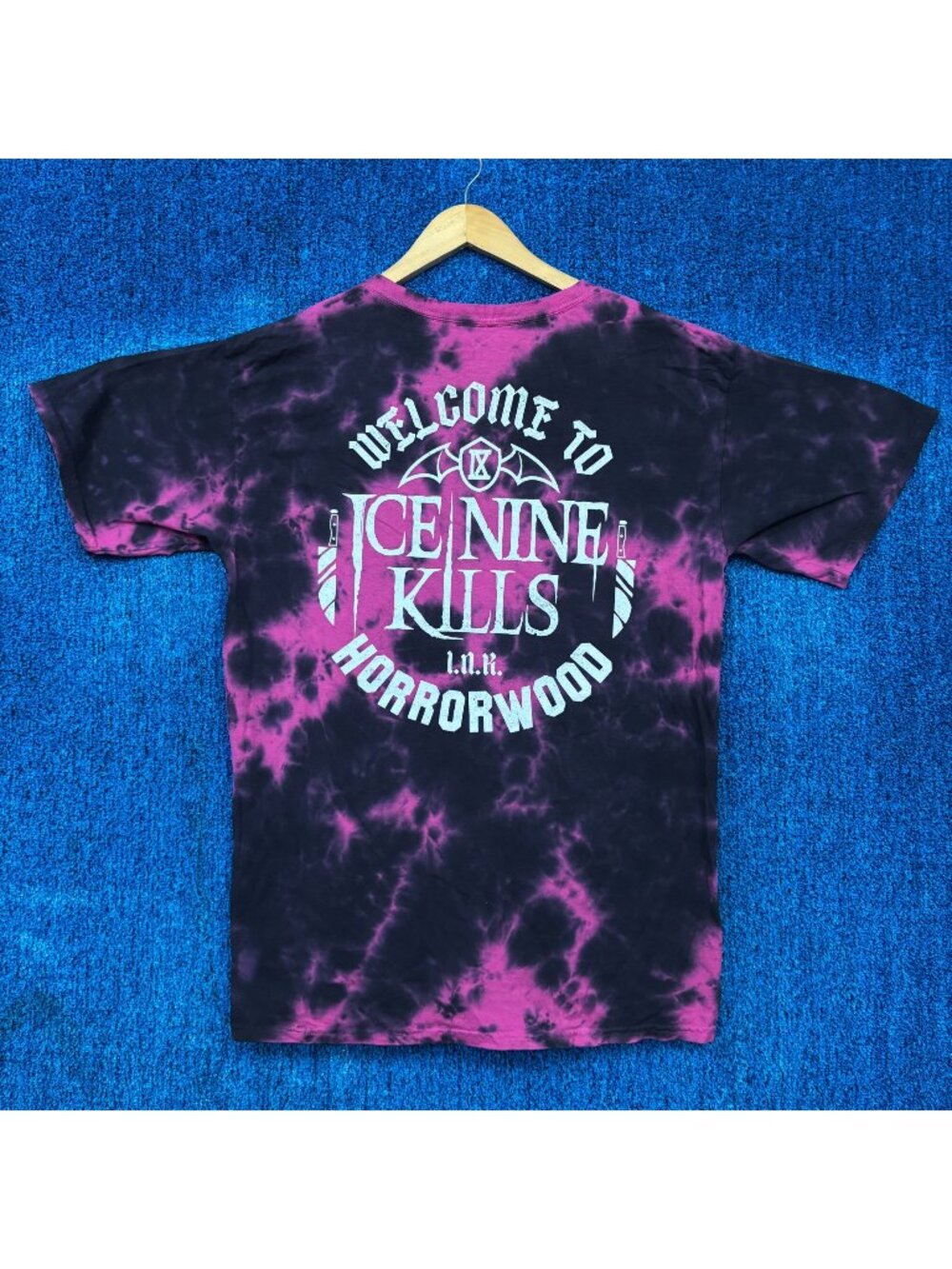 Ice Nine Kills Welcome to Horrorwood Heavy Metal Tie Dye L